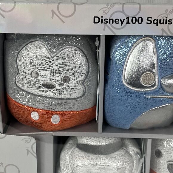 Squishmallows 5" Disney 100th Anniversary Limited Edition 5-Pack Stitch Tinker - Picture 5 of 12